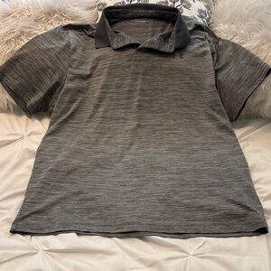 Under Armour Men's Gray Heathered Polo
